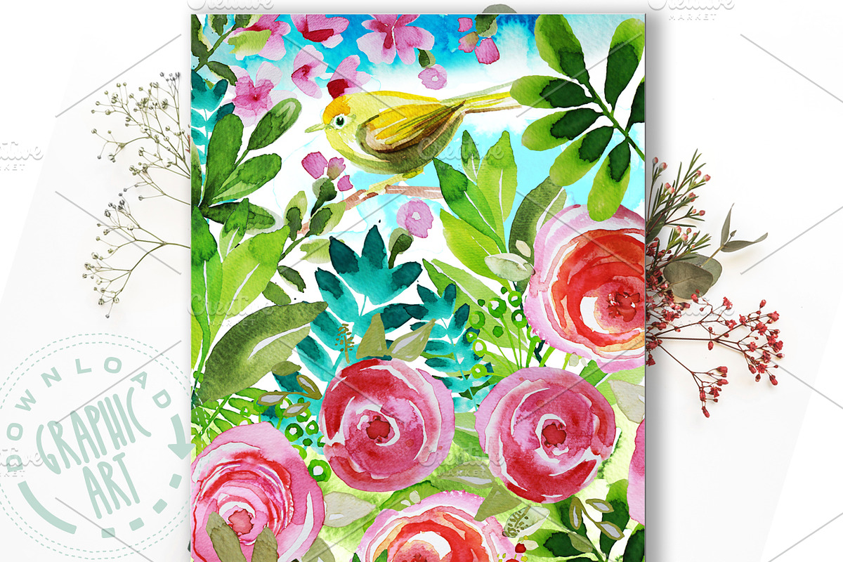 Printable cards; Easter bird; in Card Templates - product preview 8