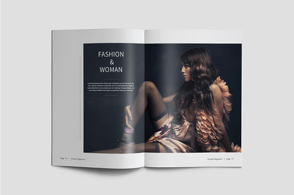A5 Simple Magazine Template in Magazine Templates - product preview 9