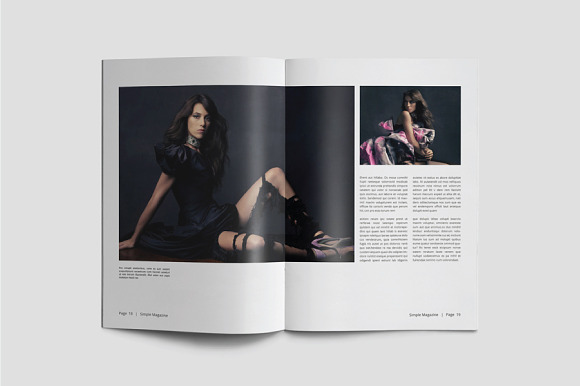 A5 Simple Magazine Template in Magazine Templates - product preview 10