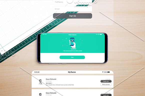 Animated S9 MockUp in Mobile & Web Mockups - product preview 1