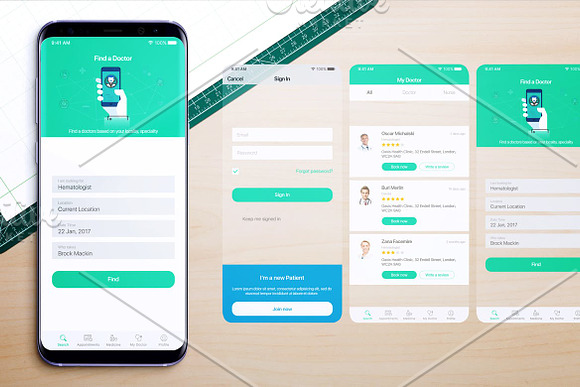 Animated S9 MockUp in Mobile & Web Mockups - product preview 2