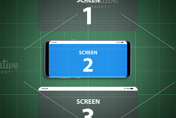 Animated S9 MockUp in Mobile & Web Mockups - product preview 6