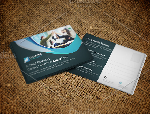 Postcard Template in Postcard Templates - product preview 3