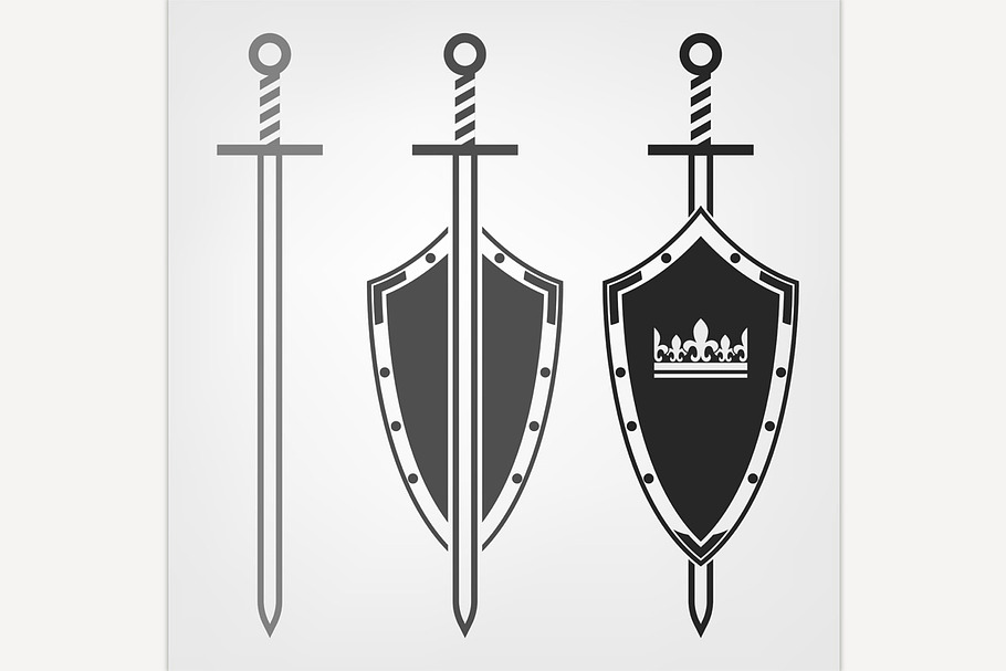 Swords And Shields in Graphics - product preview 8