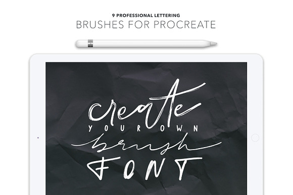 Procreate Lettering Brush Bundle in Photoshop Brushes - product preview 4
