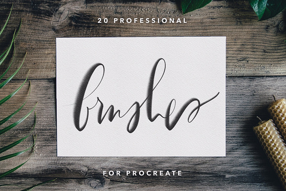 Procreate Lettering Brush Bundle in Photoshop Brushes - product preview 7