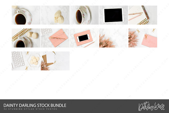 Marble Pink Desktop Macarons in Mobile & Web Mockups - product preview 2