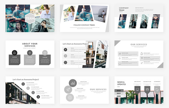 Aloza Creative Powerpoint Template in PowerPoint Templates - product preview 4