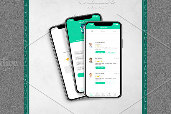Phone X Mockup in Mobile & Web Mockups - product preview 4
