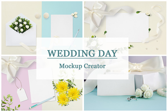 Wedding Day Mockup Creator in Scene Creator Mockups - product preview 8