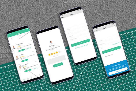 S9 Mockup in Mobile & Web Mockups - product preview 3
