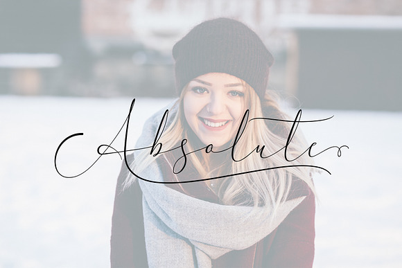 Absolute in Script Fonts - product preview 1