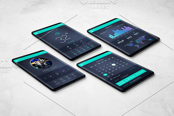 S9 Tablet Mockup in Mobile & Web Mockups - product preview 2