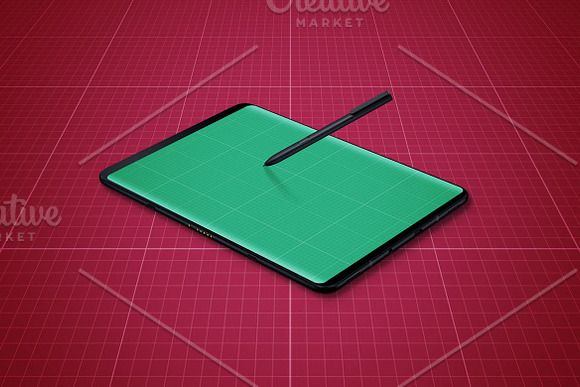 S9 Tablet Mockup in Mobile & Web Mockups - product preview 6