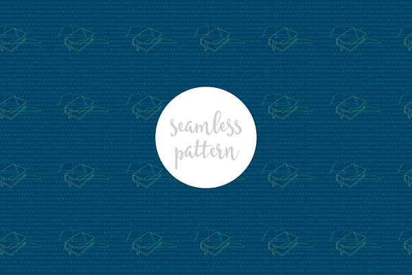 Shhh! Library Seamless Patterns