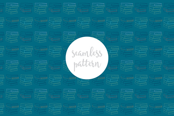 Shhh! Library Seamless Patterns in Patterns - product preview 2