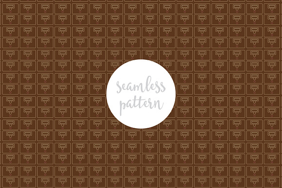 Shhh! Library Seamless Patterns in Patterns - product preview 3
