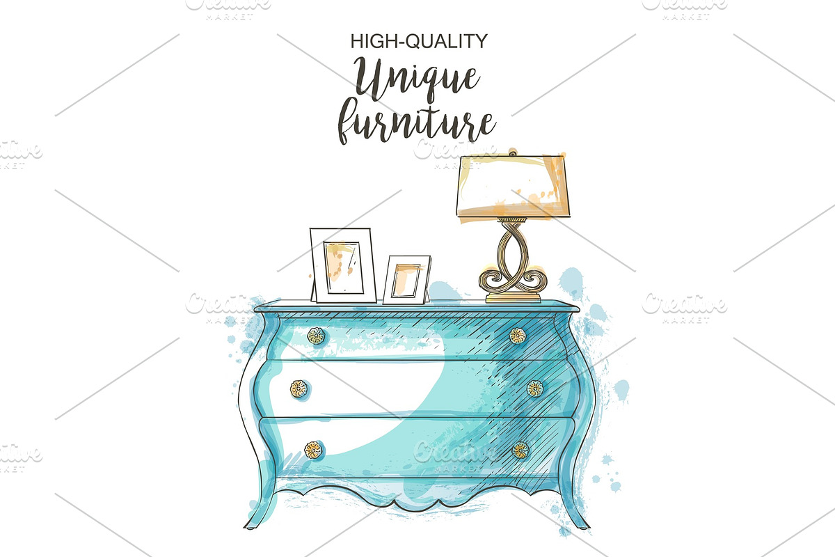 vintage vector chest in Illustrations - product preview 8