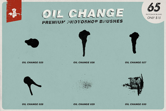 Oil Change | Photoshop Brushes in Photoshop Brushes - product preview 6