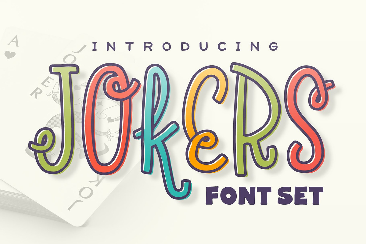Jokers Font Set in Display Fonts - product preview 8