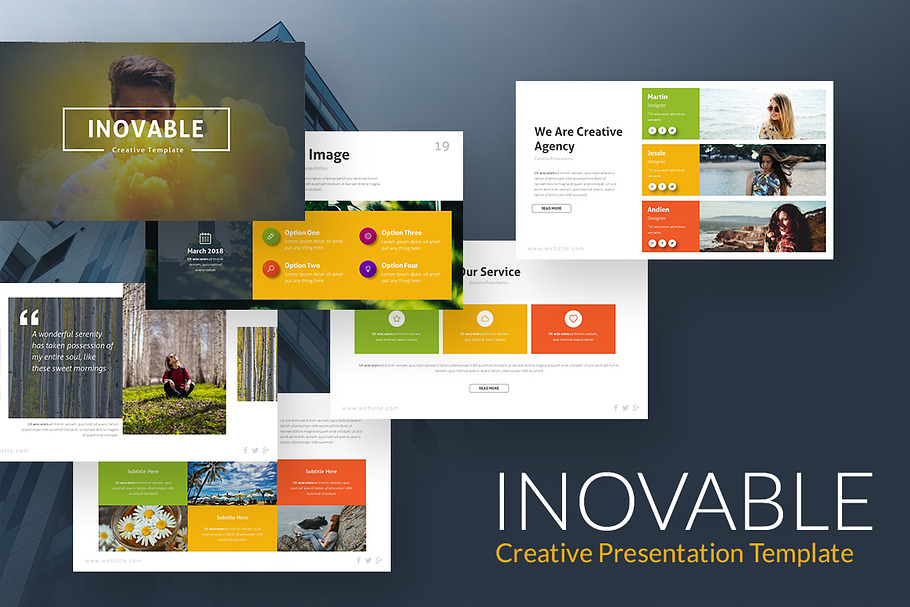 Inovable - Creative Template in PowerPoint Templates - product preview 8