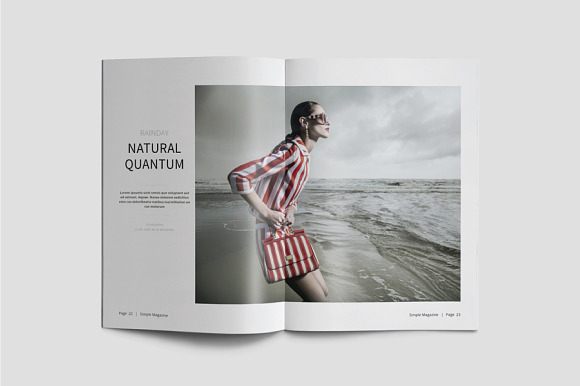 A5 Simple Magazine Template in Magazine Templates - product preview 13