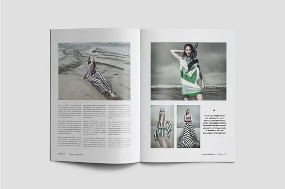 A5 Simple Magazine Template in Magazine Templates - product preview 14