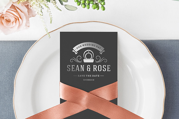 18 Wedding Logos and Badges in Logo Templates - product preview 9