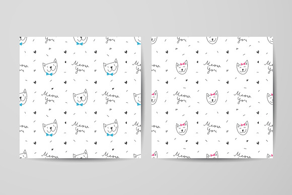 Funny Cats, 10 patterns in Patterns - product preview 1