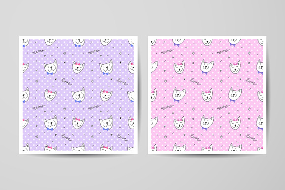 Funny Cats, 10 patterns in Patterns - product preview 5