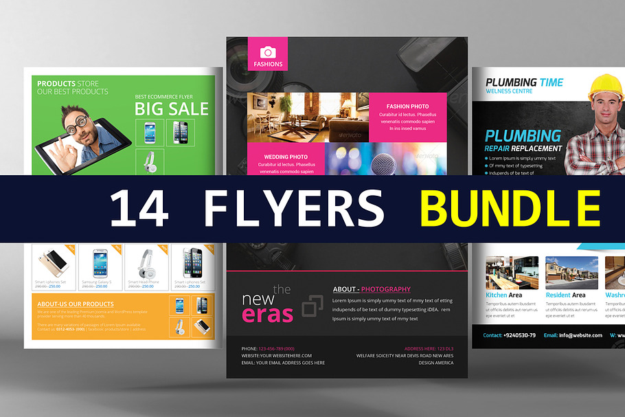 14 Multi-purpose Business Flyers in Flyer Templates - product preview 8