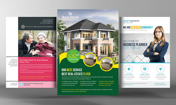 14 Multi-purpose Business Flyers in Flyer Templates - product preview 2
