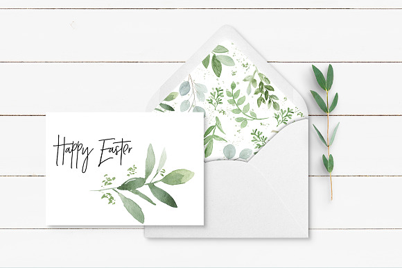 Watercolor Eucalyptus & Greenery in Illustrations - product preview 7