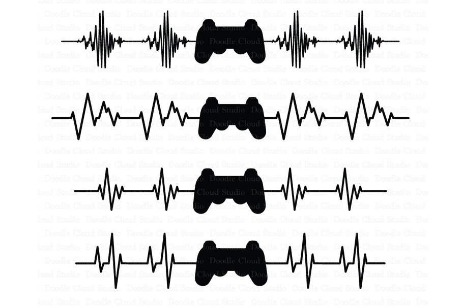 Heartbeat Game Controller SVG Files