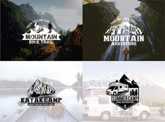 Adventure Badges in Logo Templates - product preview 3