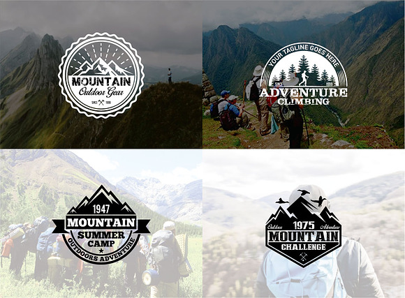 Adventure Badges in Logo Templates - product preview 4