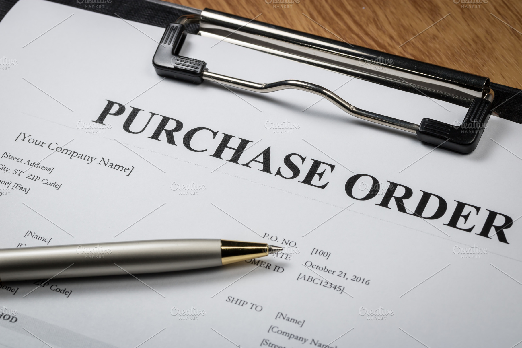Professional Purchase Order