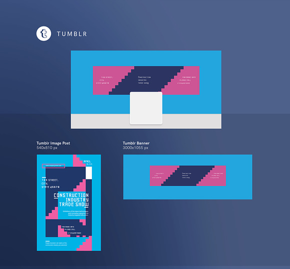 Social Media Pack | Industry Show in Social Media Templates - product preview 9