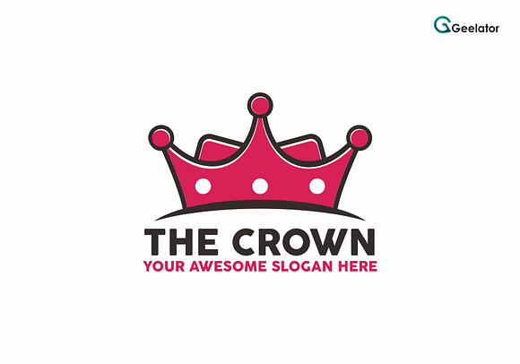 The Crown Logo Template in Logo Templates - product preview 3