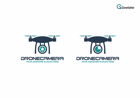 Drone Camera Logo Template in Logo Templates - product preview 1