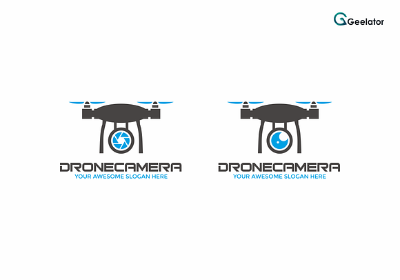Drone Camera Logo Template in Logo Templates - product preview 2