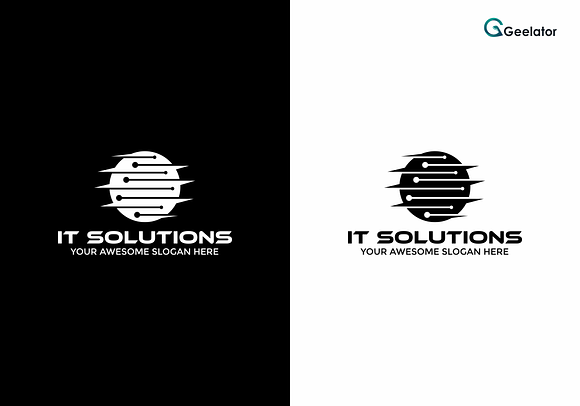 IT Solutions Logo Template in Logo Templates - product preview 1