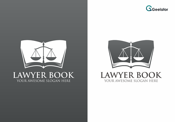 Lawyer Book Logo Template in Logo Templates - product preview 4