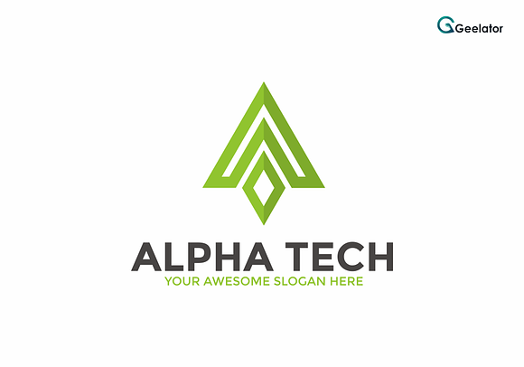Alpha Tech Logo Template in Logo Templates - product preview 1