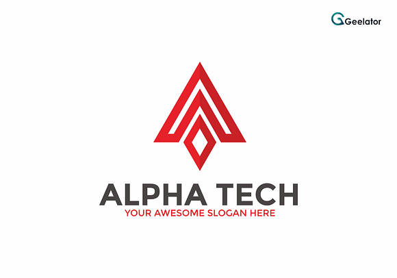 Alpha Tech Logo Template in Logo Templates - product preview 2