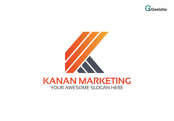 Kanan Marketing - Letter K Logo in Logo Templates - product preview 2