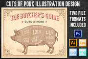 Cuts of Pork Designs