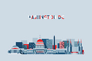 Washington DC skyline, USA