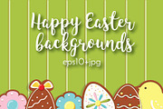 Easter backgrounds with cookies