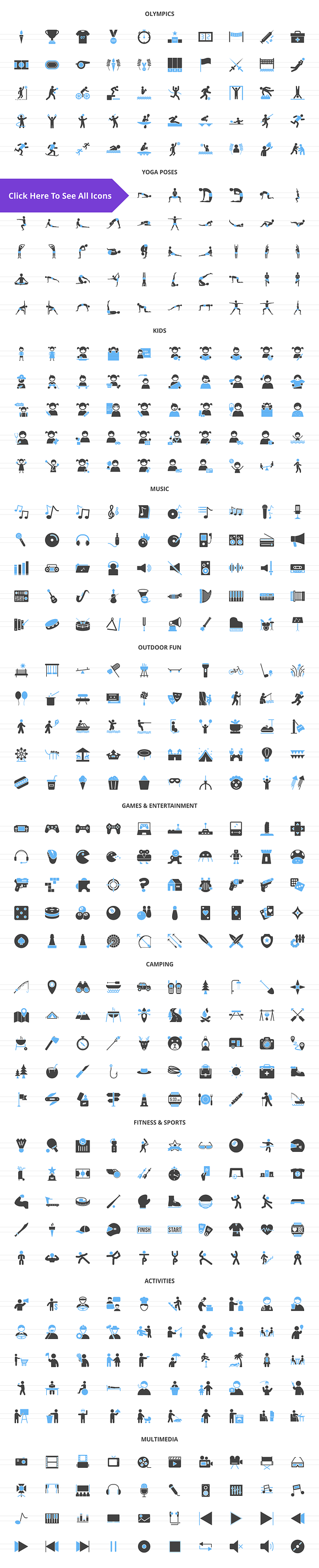 490 Entertainment Filled Icons in Icons - product preview 1